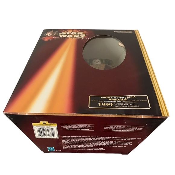 STAR WARS EPISODE I QUEEN AMIDALA RED SENATE GOWN 1999 PORTRAIT EDITION NIB - Picture 8 of 10